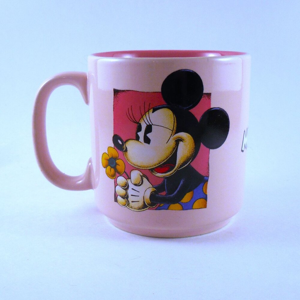 Disney Minnie Mouse Vintage Pink Coffee Mug